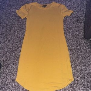 Yellow Stretchy Body-Con Dress